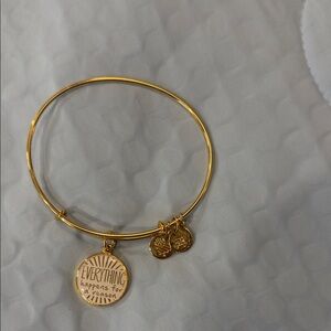 Alex and Ani Gold Charm Bracelet